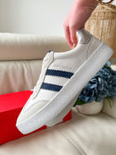Drilleys 'Seventy Nine' Cadet Trainer - White & Navy