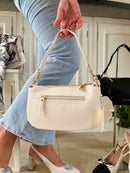 Gionni Flower Applique Bag - 11G2884 Cream
