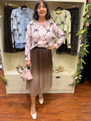 Kiara Ribbon Bow Cardi - Pink