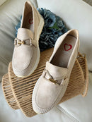 Heavenly Feet 'Ciara' Beige Loafer