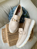 Heavenly Feet 'Ciara' Beige Loafer