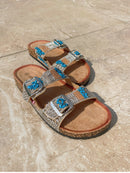 Abloom Beige Pearl, Crystal & Bead Slider SY1072