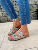 Abloom Beige Pearl, Crystal & Bead Slider SY1072