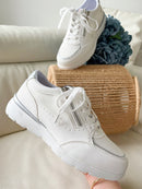 Heavenly Feet 'Mead' White Trainer