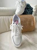 Heavenly Feet 'Mead' White Trainer