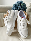 Heavenly Feet 'Mead' White Trainer