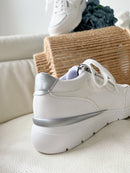 Heavenly Feet 'Mead' White Trainer
