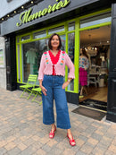 Croia Crochet Cardi - Pink