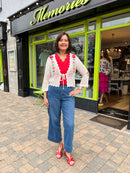 Croia Crochet Cardi - Cream