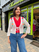 Croia Crochet Cardi - Cream