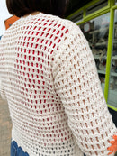 Croia Crochet Cardi - Cream