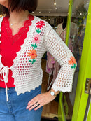 Croia Crochet Cardi - Cream