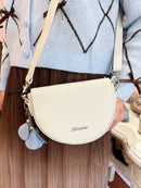 Hampten Tulip Moon Crossbody Bag - Off White 18H1640