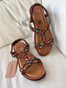 Heavenly Feet 'Radiant' Leopard Sandal
