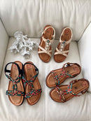 Heavenly Feet 'Bliss' Beige Sandal