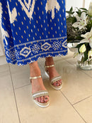 Valentino Gold Wedge Sandals - 6W9471-7
