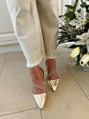 Kate Appleby "Calver" Gold Crackle Stiletto