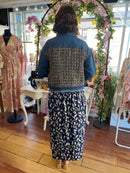 Margaux Tweed & Denim Jacket - Black