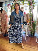 Margaux Tweed & Denim Jacket - Black