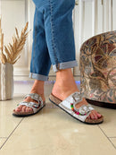 Heavenly Feet 'Jess' White Slider