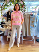 Doirinn Magic Stretch Wide Leg Trouser - Light Grey