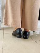 Dancing Matilda 031 Leopard Tassel Loafer - Black Nero