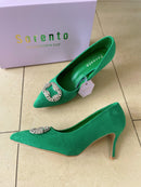 Sorento "Woodland" Jewel Stiletto Shamrock
