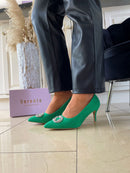 Sorento "Woodland" Jewel Stiletto Shamrock