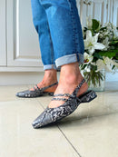 Marco Tozzi Sling Back Snake Pumps