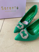 Sorento "Woodland" Jewel Stiletto Shamrock