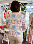 Nessa Crochet Cardi - Pastel