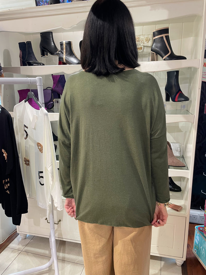 Reese No'5 Blouse - Khaki