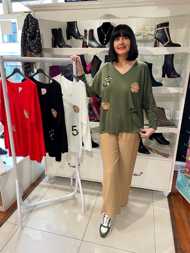 Reese No'5 Blouse - Khaki