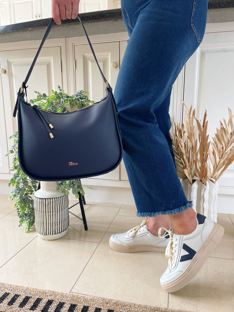 Navy shoulder bags sale