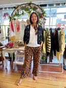 Suki Animal Print Neck Scarf