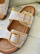 OMG "Seydi" Whipped Bloom Slider - Neutral