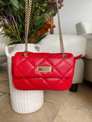Gionni Elm Quilted Bag - Red 11G2694