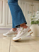 Sprox Gold & Pink Wide Fit Trainer 588271