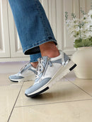 Sprox Blue & Silver Wide Fit Trainer 588242