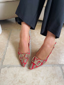 Sorento 'Peterstone' Stiletto Sling - Red