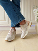 Sprox Gold & Pink Wide Fit Trainer 588271