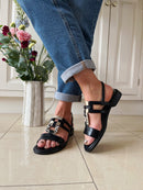Marco Tozzi Black Sandal 2-28106-44 005