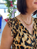 Magic Animal Print Maxi Dress- Tan Leopard