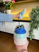 Drilleys "Forty Three" Supernova Trainer - Mint Blue & Cobalt Blue