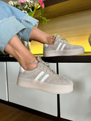 Drilleys "Forty Three" Jupitor Supernova Trainer - Taupe & White