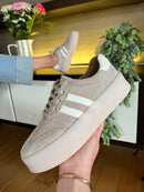 Drilleys "Forty Three" Jupitor Supernova Trainer - Taupe & White