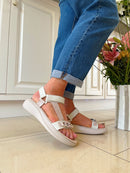 Redz Chain Neutral Velcro Sandal - H3K9749-5