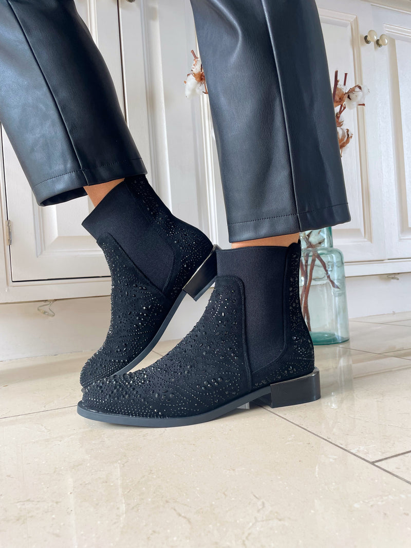 Zanni & Co 'Yuni One' Chelsea Boot - Ink Gems