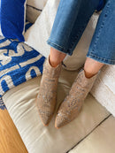 Una Healy Crystal Boot Taupe - Flightless Tuscan Jewels
