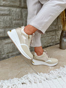 Tommy Bowe Wedge Trainer "Clohessy" Creme Bling